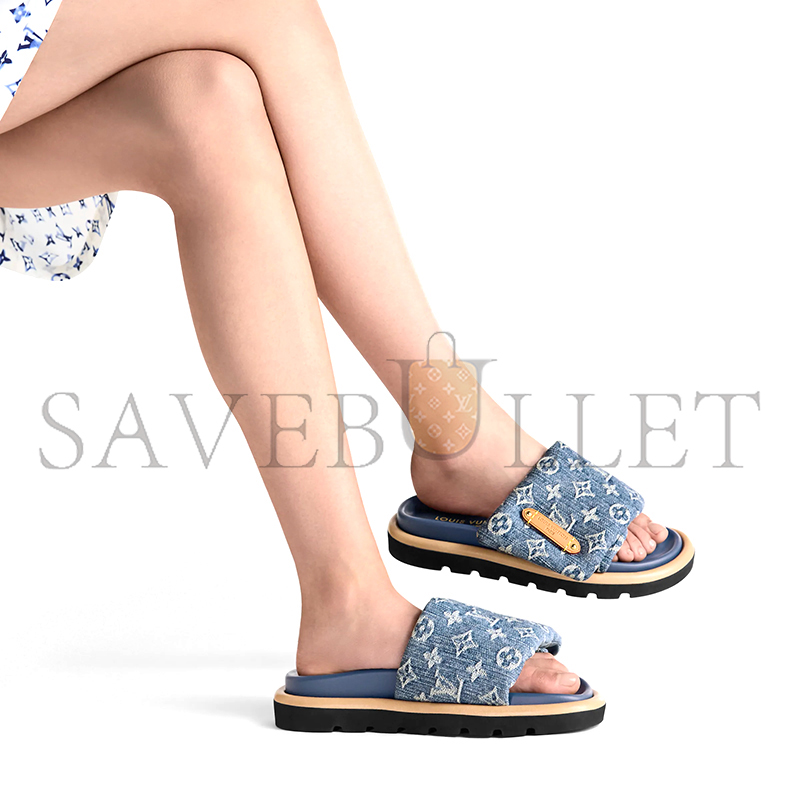 l0*is V*t0n pool pillow flat comfort mule 1aguzo